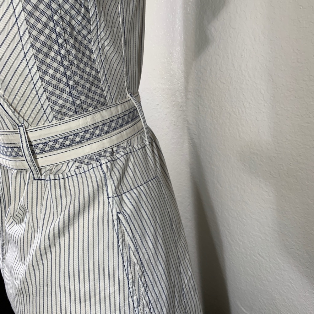 3J Workshop by Johnny Was Pinstripe Tuxedo Dutch Dress S NWT - Picture 7 of 9